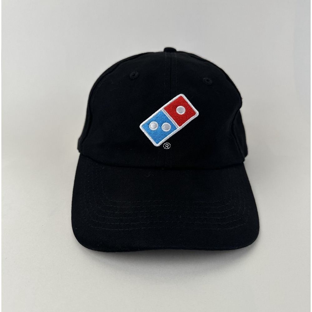 Domino's Pizza Cap black Domino's Gear Adjustable Costume